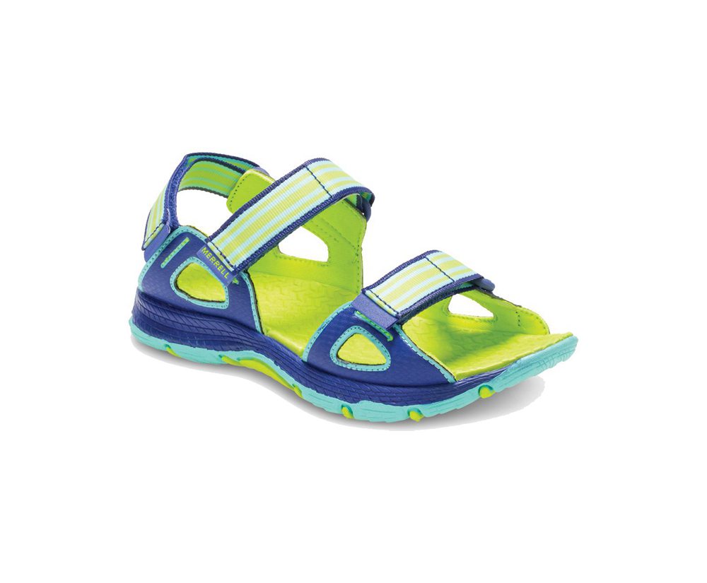 Merrell Sandaler Børn - Hydro Moc Blaze - Grøn/Blå - BIY702681